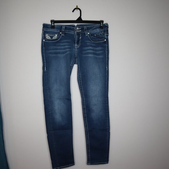 Vigoss The Chelsea Skinny Jeans, Size 9/10, Length 31 - Picture 3 of 6